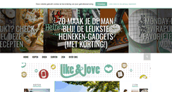 Desktop Screenshot of likeandlove.nl